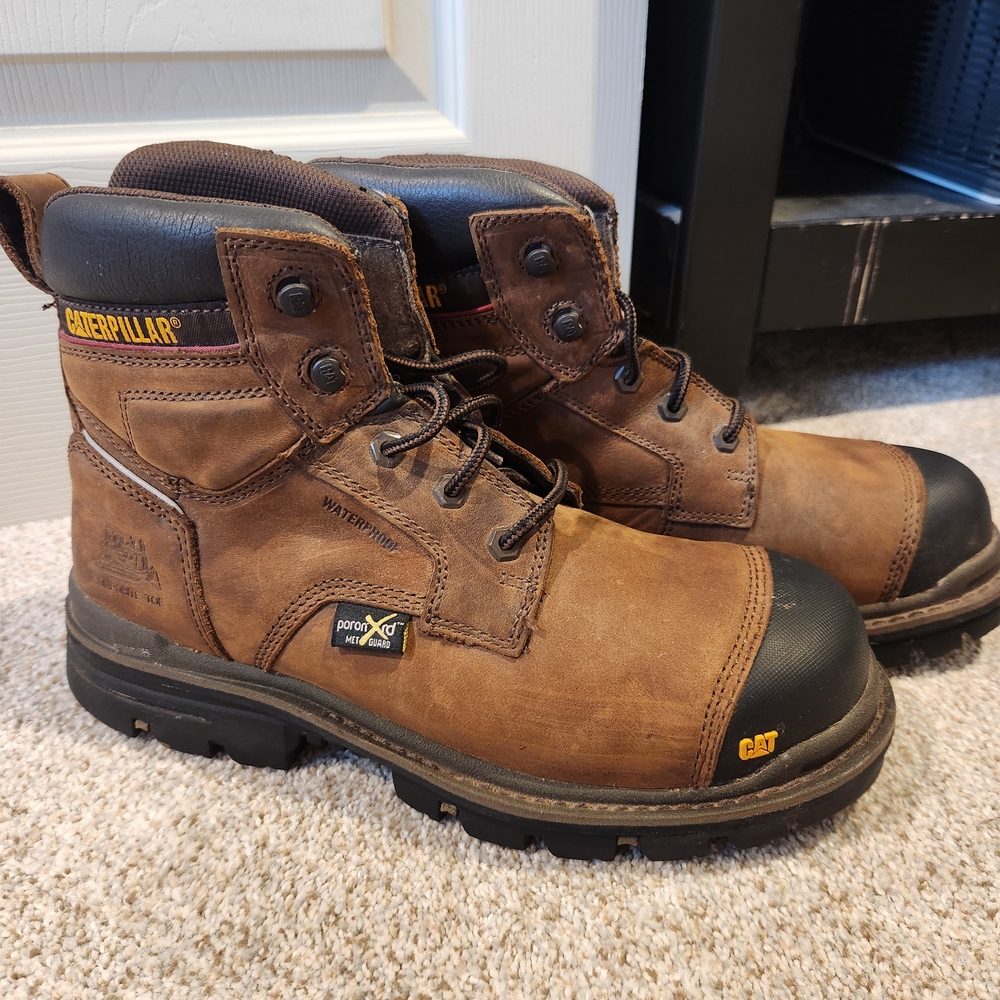 Caterpillar Men's Brown Work Boots